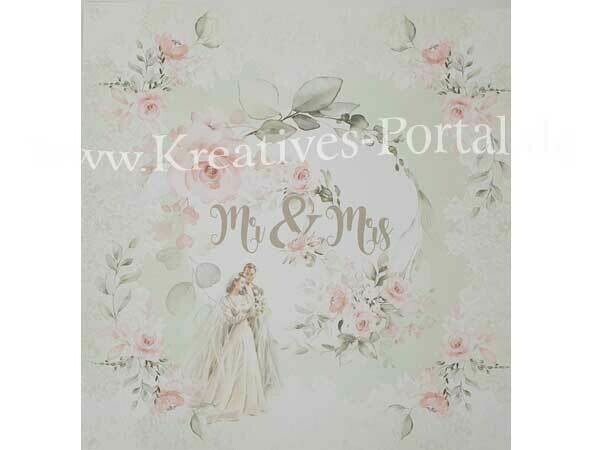 Scrapbook Design Papier - Hochzeit - Scrapbook Design Papier - Hochzeit -