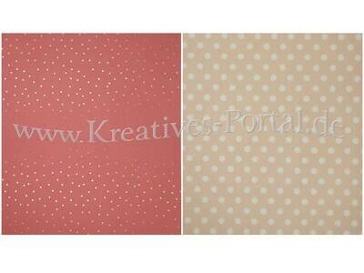 Scrapbook Design Papier * Goldpunkte Scrapbook Design Papier * Goldpunkte