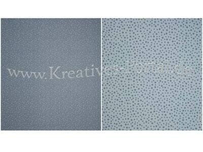 Scrapbook Design Papier * Schwedenblau Punkte-Blumen Scrapbook Design Papier * Schwedenblau Punkte-Blumen