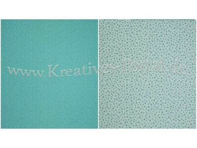 Scrapbook Design Papier * Mintgrün Punkte & Blumen Scrapbook Design Papier * Mintgrün Punkte & Blumen