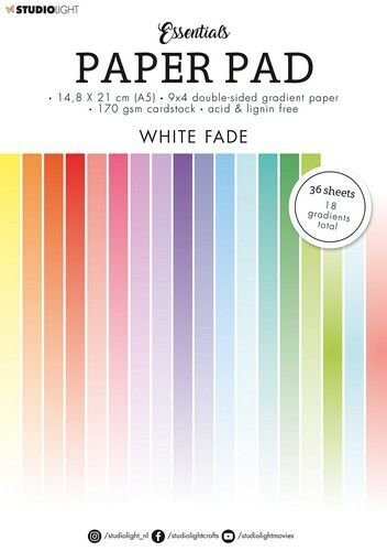 Paper Pad Essentials White Fade