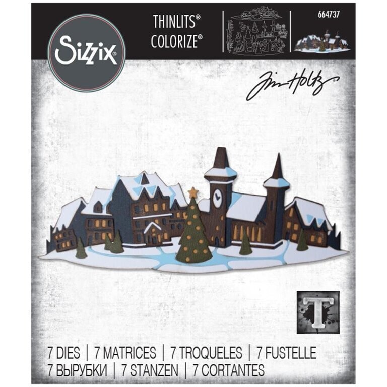 Stanzen Set * Weihnachtliches Dorf *