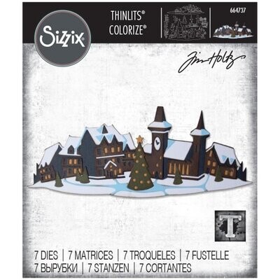 Stanzen Set * Weihnachtliches Dorf *