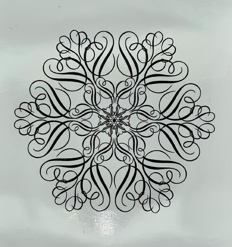 Stempel Große Schneeflocke