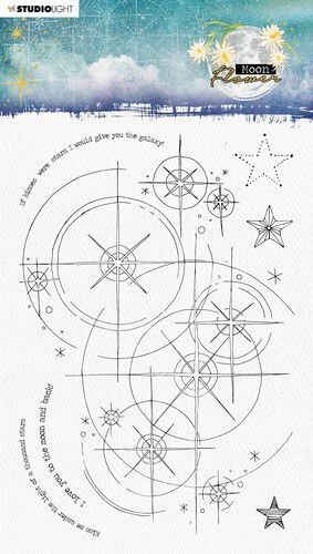Clear Stempel Sternbilder Galaxie