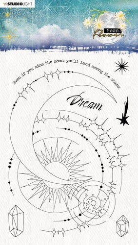 Clear Stempel Sterne in der Galaxie