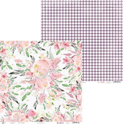 Scrapbook Design Papier - Love in Bloom - 04 Scrapbook Design Papier - Love in Bloom - 04