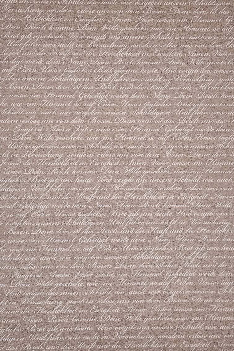 Design Papier Kommunion Vater unser