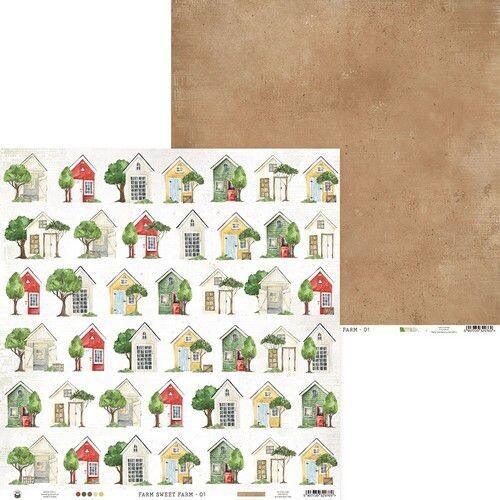 Scrapbook  Design Papier - Farn Seweet Farm - 01