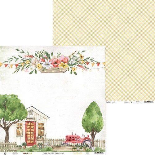 Scrapbook  Design Papier - Farn Seweet Farm - 02