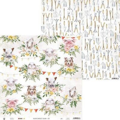 Scrapbook Design Papier - Farn Seweet Farm - 03 Scrapbook Design Papier - Farn Seweet Farm - 03