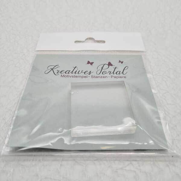 Acrylblock für Clearstempel 40 x 40 mm x 8mm Acrylblock für Clearstempel 40 x 40 mm x 8mm