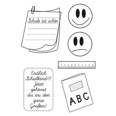 Clear Stempel Einschulung