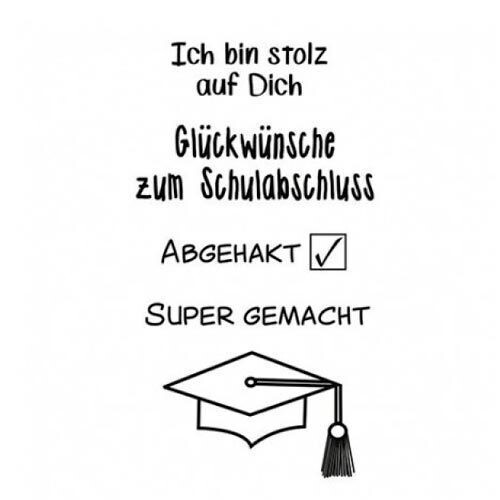 Stempelset "Abgehakt"