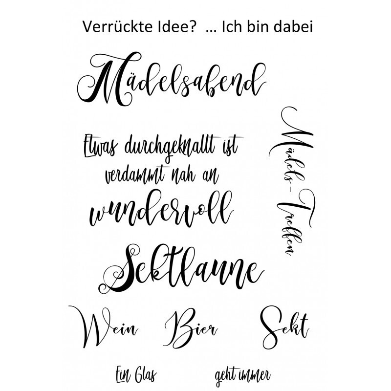 Clear Stempel Mädelsabend