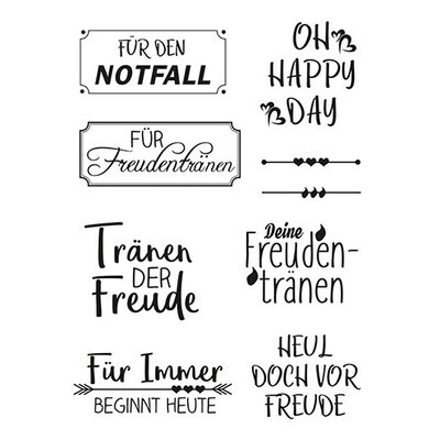 Freudentränen Clear Stempel