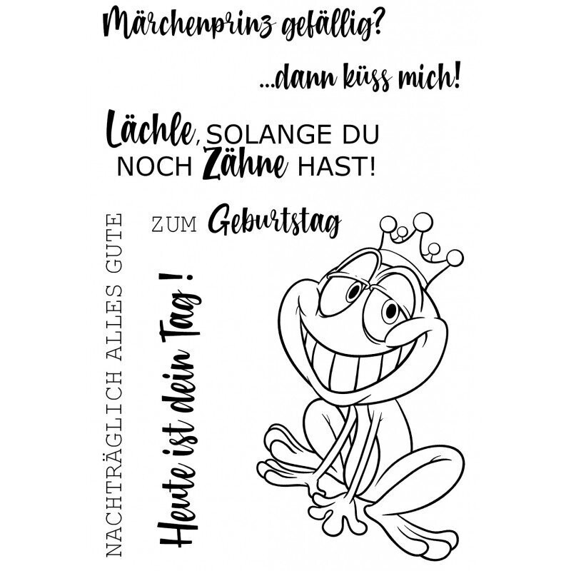 Clear Stempel Frosch