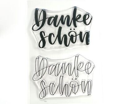 Clear Stempel Dankeschön