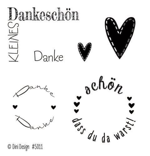 Clear Stempel Danke