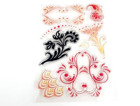 Clear Stempel Schnörkel Clear Stempel Schnörkel