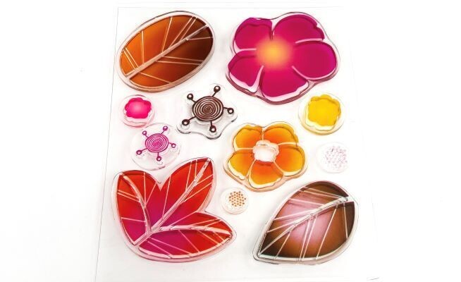 Clear Stempel Blätter