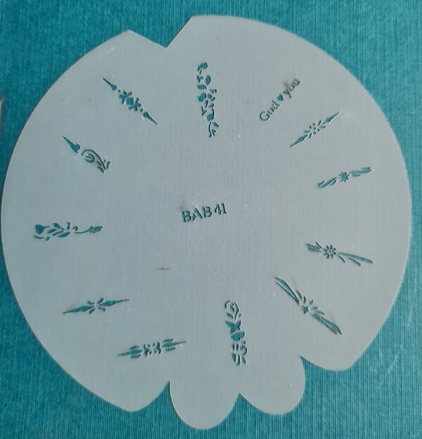 Mini Motiv Schablone  Ornamente#2