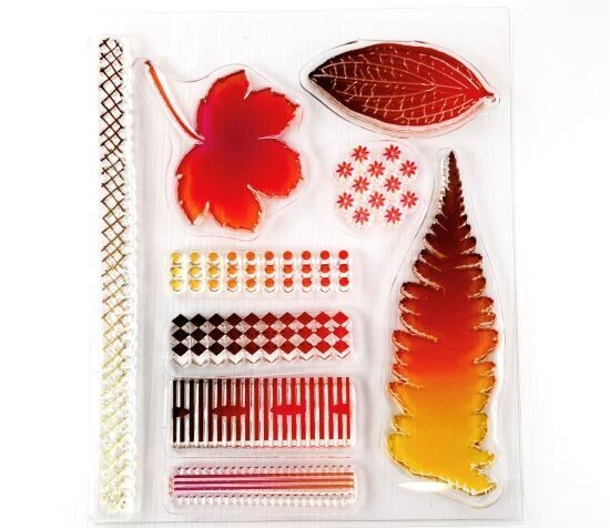 Clear Stempel Blätter