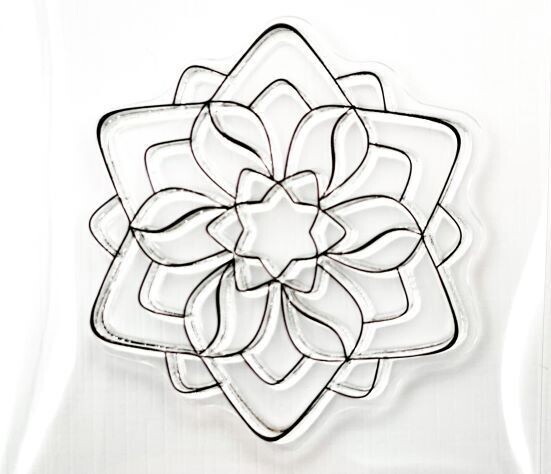 Clear Stempel Mandala