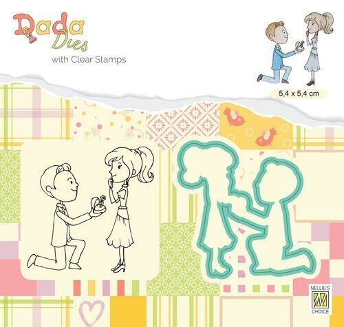 Stempel und Stanze Heiratsantrag