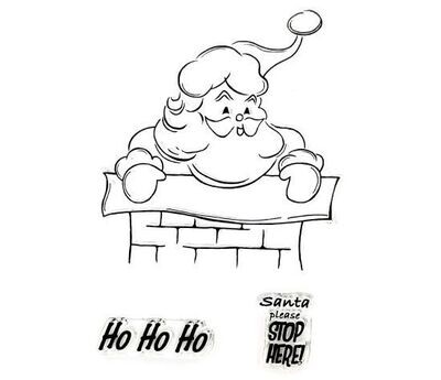 Clear Stempel Santa Clause