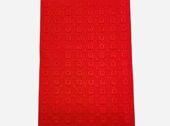 Prägefolder Punkte retro