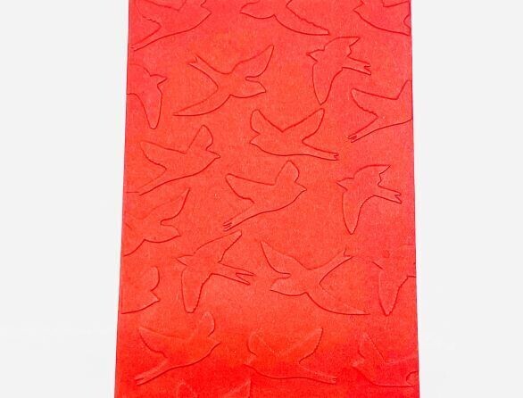 Prägefolder Vögel