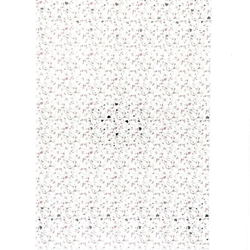 Design Papier - Hochzeit Silber & Rosa - Design Papier - Hochzeit Silber & Rosa -