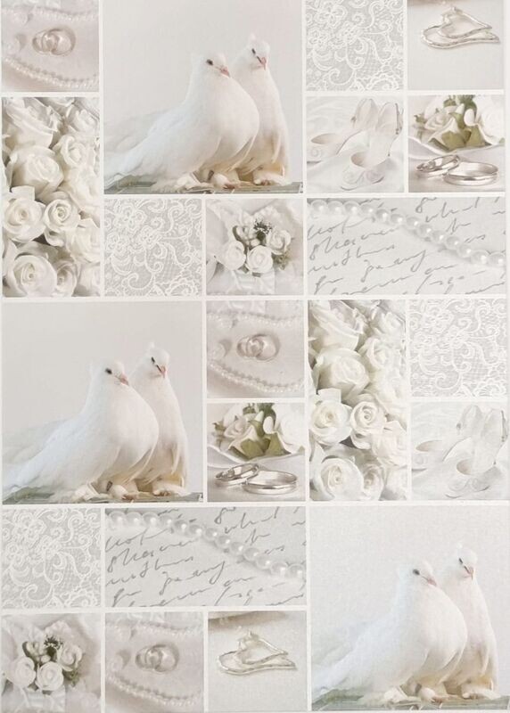 Design Papier - Hochzeit - Silber Design Papier - Hochzeit - Silber