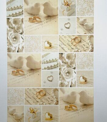 Design Papier - Hochzeit​ - Gold