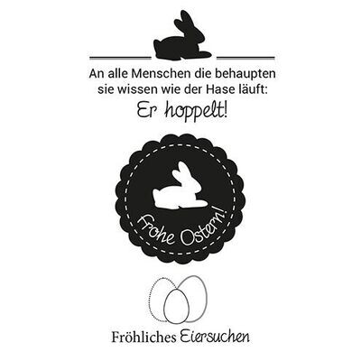Clear Stempel Frohe Ostern 2