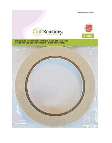Doppelseitiges Papierklebeband 6 mm