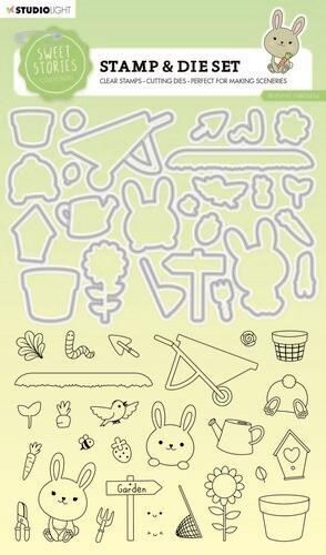 Stempel und Stanzenset Sweet Stories Ostern