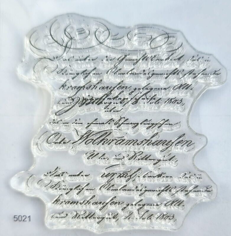Hintergrundstempel Schriften