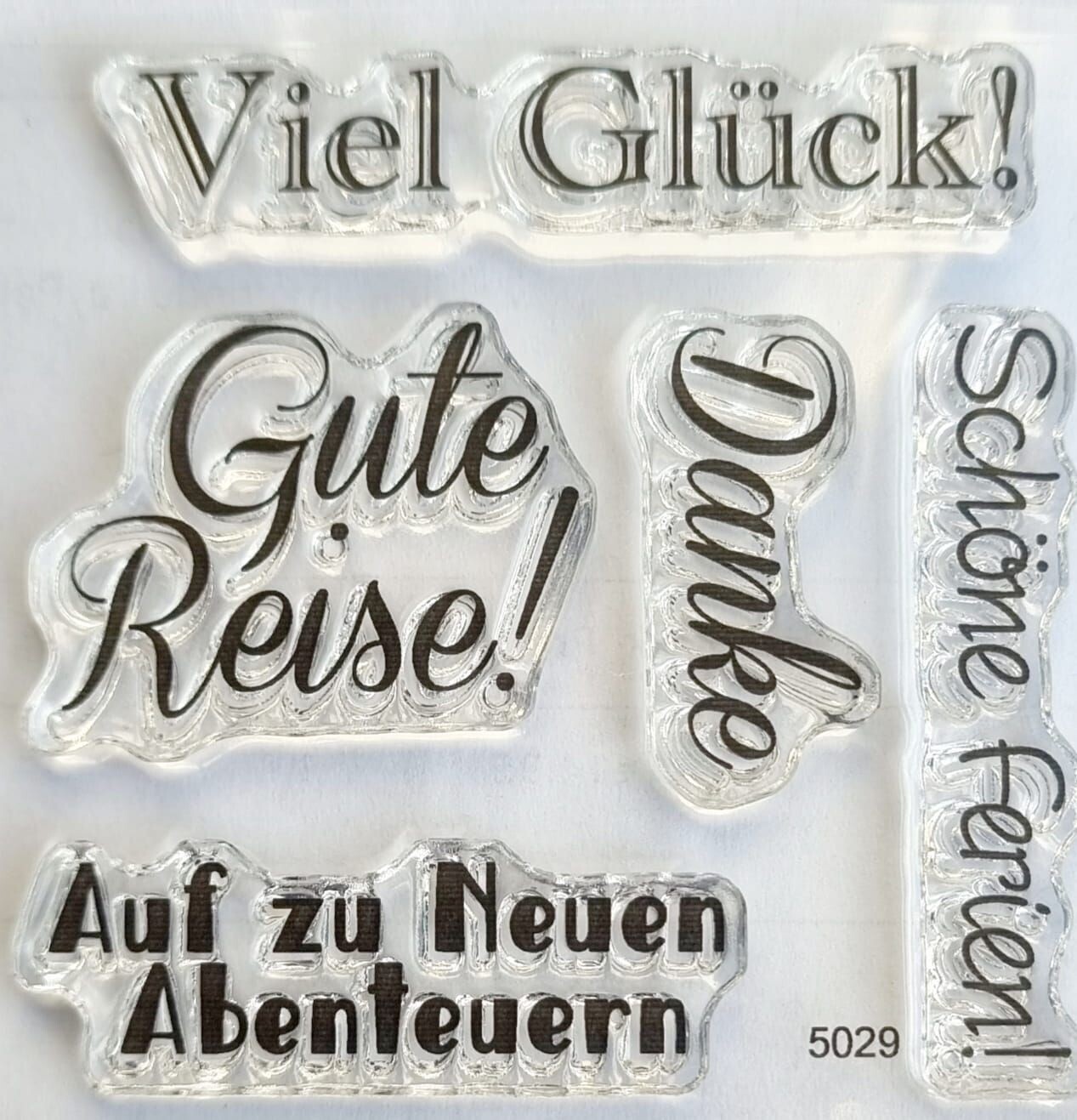 Hintergrundstempel - Gute Reise