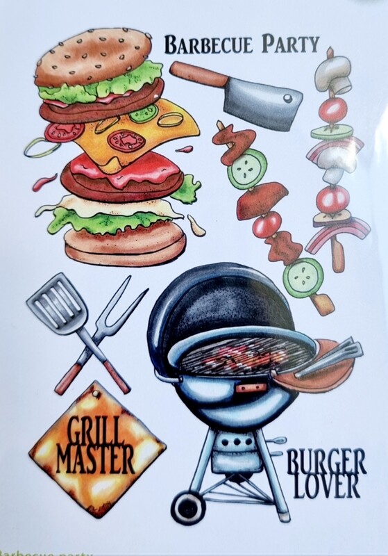 Stempelset Grillparty