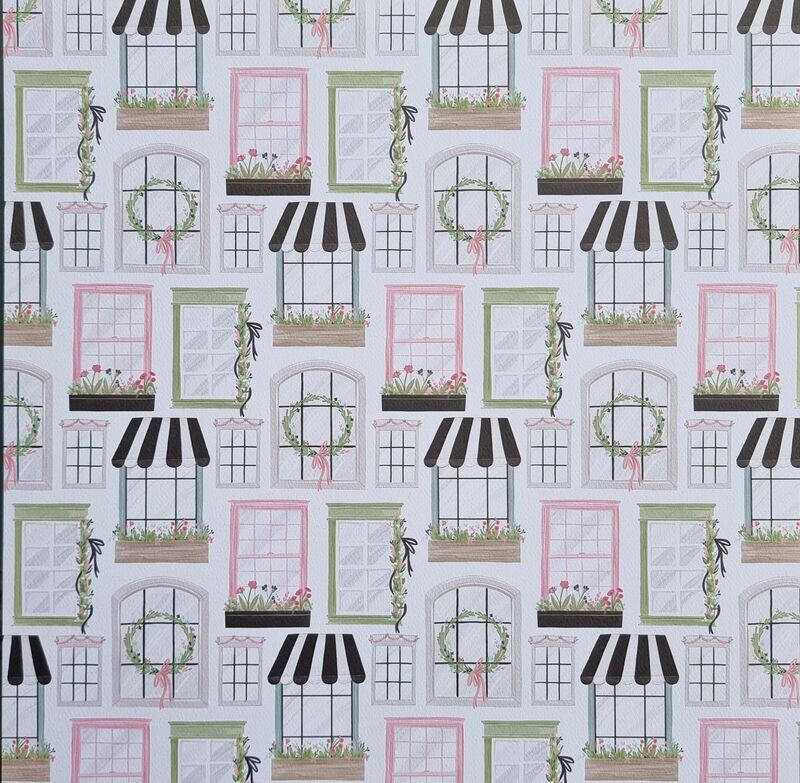 Fenster Scrapbook Papier