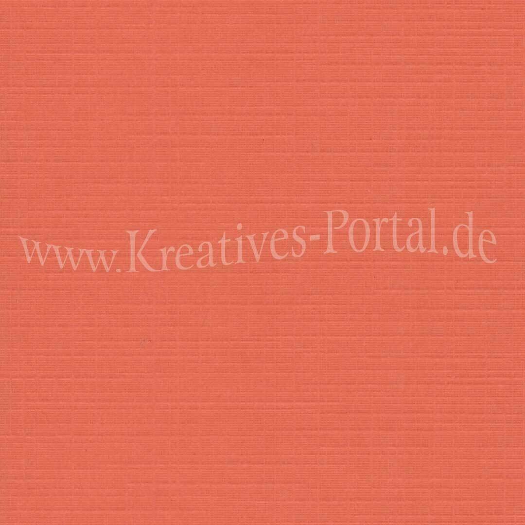 Hellorange  Leinenstruktur Papier A4
