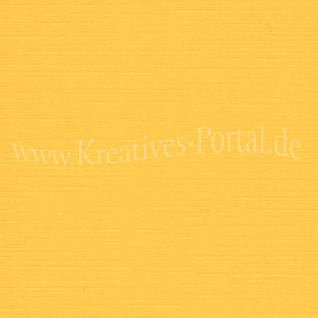 Kanariengelb  Leinenstruktur Papier A4