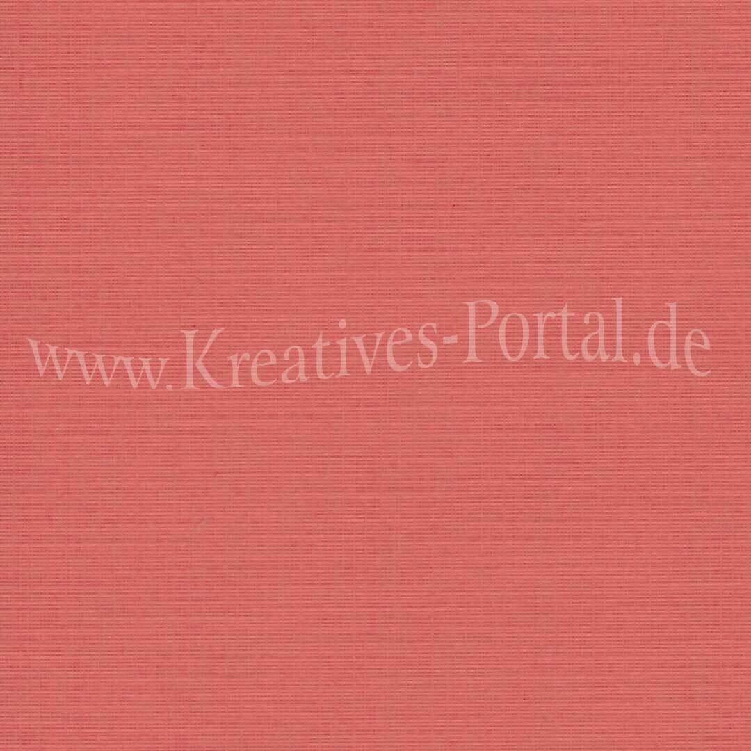 Flamingo Leinenstruktur Papier 30,5 x 30,5 cm