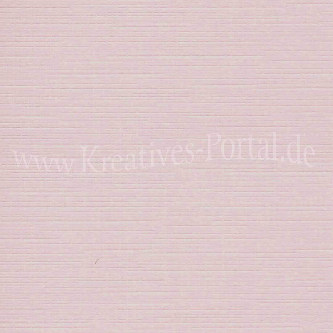 Babyrosa Leinenstruktur Papier 30,5 x 30,5 cm
