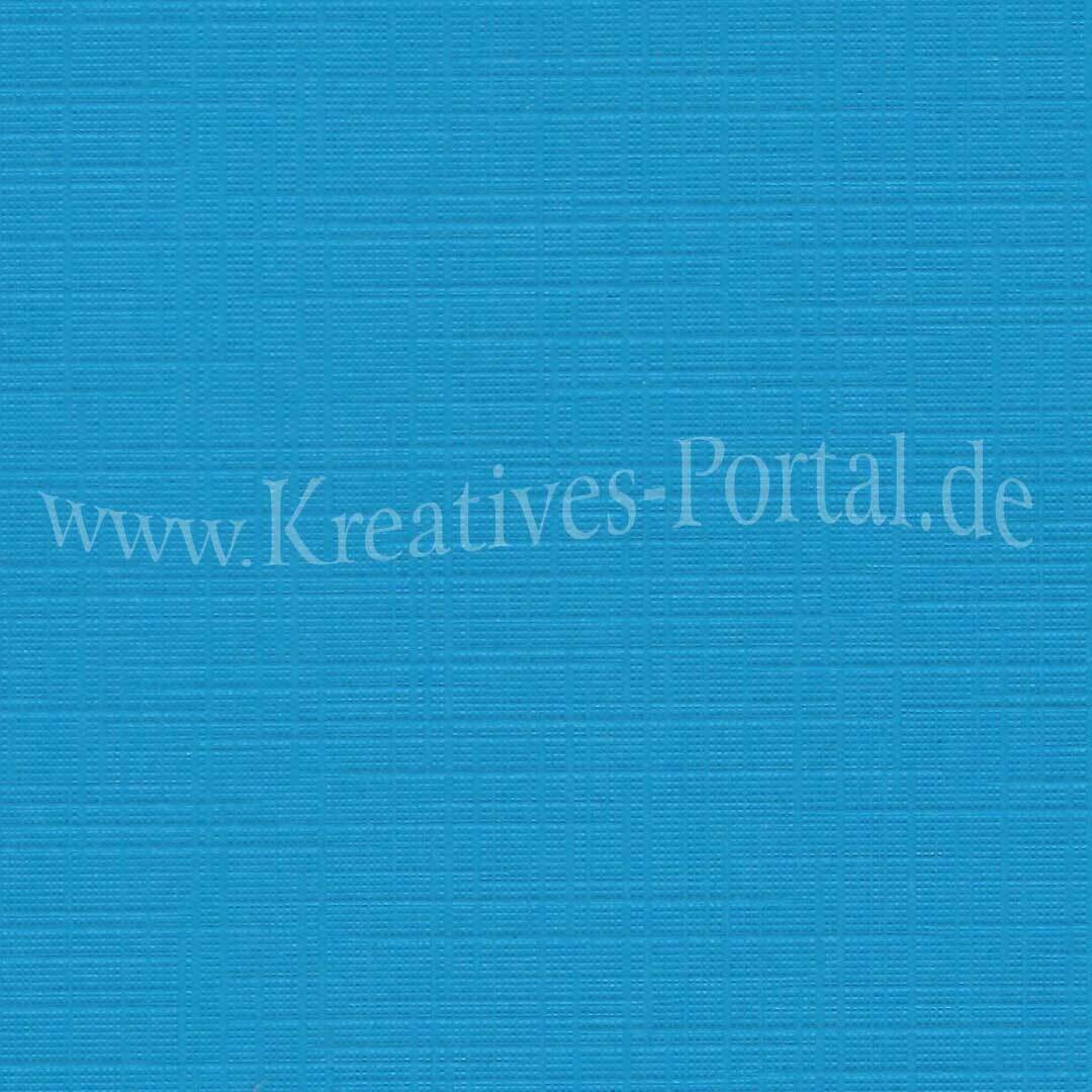 Signalblau Leinenstruktur Papier 30,5 x 30,5 cm