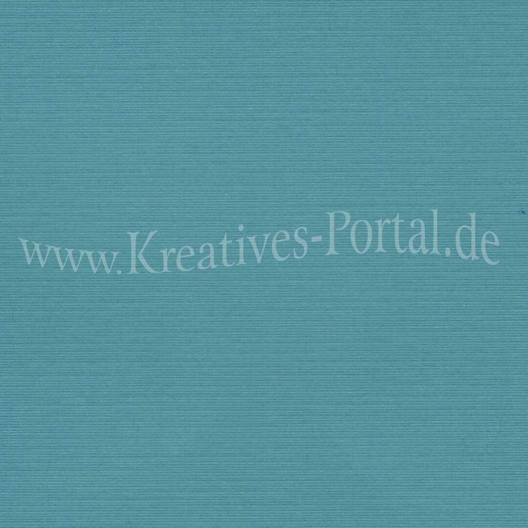 Türkis Leinenstruktur Papier 30,5 x 30,5 cm