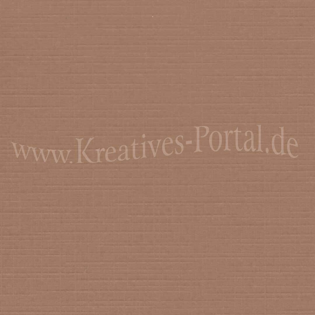 Mokka Leinenstruktur Papier 30,5 x 30,5 cm