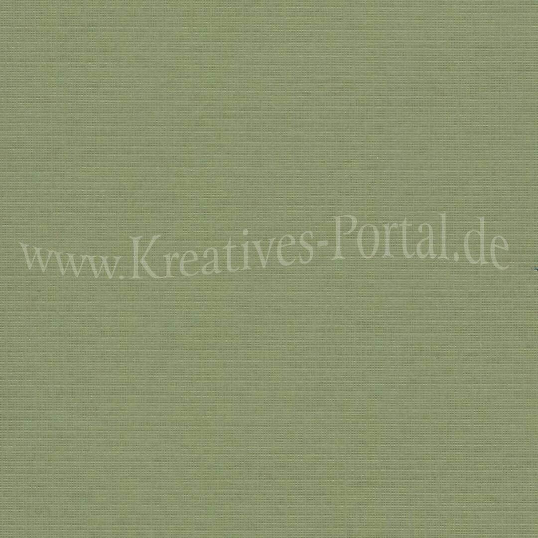 Oliv Leinenstruktur Papier 30,5 x 30,5 cm